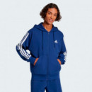 Chaqueta con Capucha Essentials French Terry 3 Bandas  ADIDAS