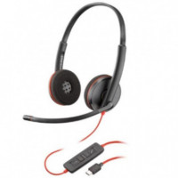 HP Poly Auricular Estereo Ysb-c Blackwire 3220 + Adaptador Usb-a (bulk)