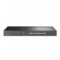 TP-LINK Switch Omada SG3218XP-M2 16 Puertos Switch Administrado Omada de 16 Puertos 2.5G y 2 Puertos 10GE Sfp+ L2+ con Poe+ de