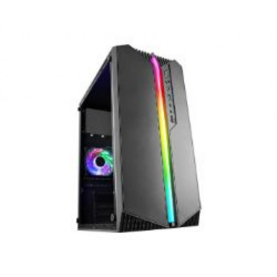 Caja Compacta Mars Gaming Ventana Lateral Completa ARGB Sin Fuente mATX Mini-ITX Negra (MCS1)