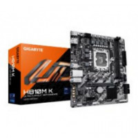 Placa Base GIGABYTE H810M K (LGA1851) 2DDR5 M2 SATA3 Pcie 4.0 USB HDMI Dp RJ45 Matx 7.1 Ethernet (9MH810MK-00-G10)