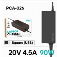 Cargador Portátil ACCETEL para Lenovo 20V 4.5A Square (usb) 90W PCA-026