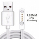 Cargador Universal para Smartwatch Magnético 4 Pines 7.62mm