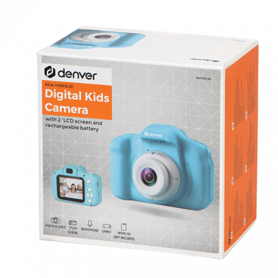 Cámara Digital para Niño DENVER KCA-1330 Blue MK2