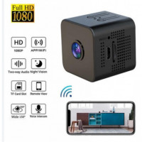 Cámara Wifi Mini Cubo Full HD X1 con Lector Micro Sd