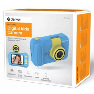 C&aacute;mara Digital DENVER Kids KCA-1351BU 2" Azul