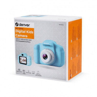 C&aacute;mara de Fotos Digital Infantil DENVER KCA-1340 Azul