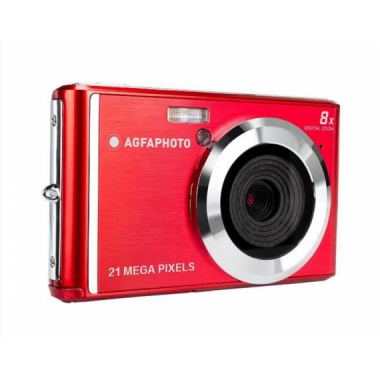 C&aacute;mara Digital AGFAPHOTO Realishot DC5200 Roja con 21MP y Zoom 8X