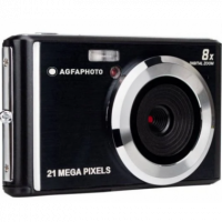 Cámara Digital AGFAPHOTO DC5200 21MP con Zoom Digital 8X y Pantalla Lcd 2.42 Pulgadas, Negro