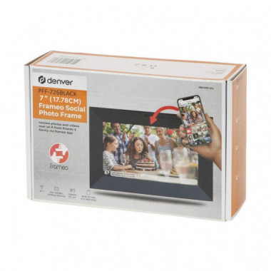 Marco Digital DENVER Frameo PFF-726 Negro 7" 16GB Wifi