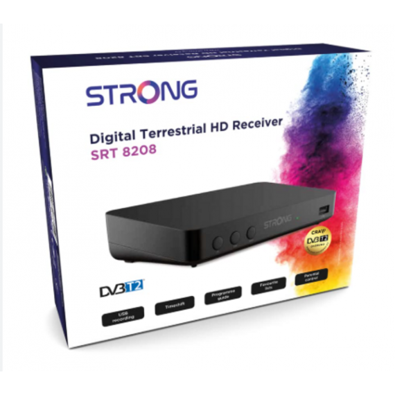 Decodificador Tdt STRONG Srt 8208 DVB-T2 HDMI