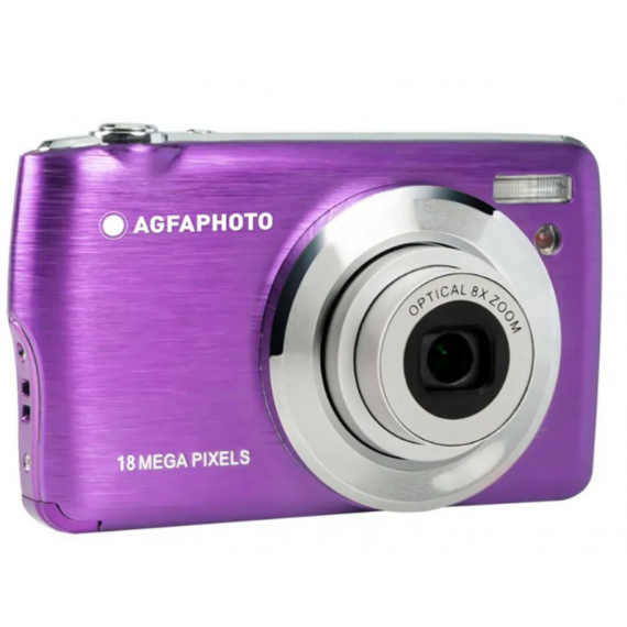 Cámara Digital AGFAPHOTO DC8200 18 Megapíxeles 8X Zoom 3.2" Lila