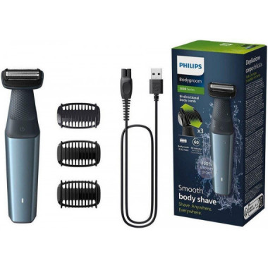 Recortadora Corporal Inal&aacute;mbrica Philips BodyGroom Serie 3000 BG3027