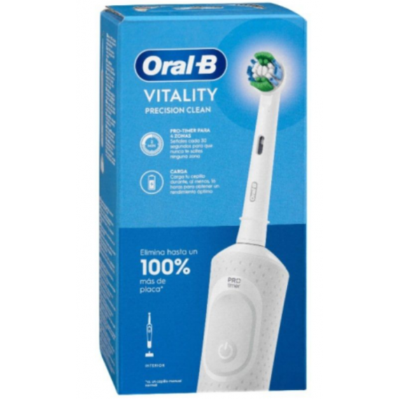 Cepillo Dental Eléctrico Oral-B Vitality Pro con Temporizador de 4 Zonas Recargable