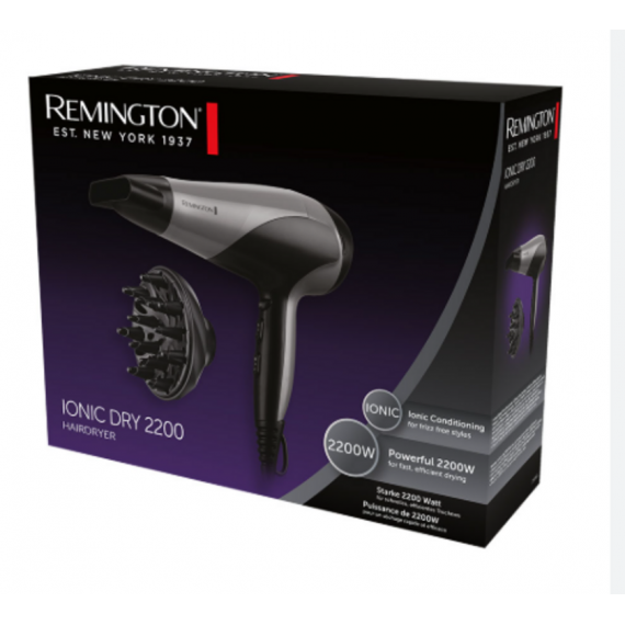 Secador de Pelo Remington Ionic Dry 2200 D3190S-E51
