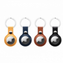 Funda de Cuero Protectora Accetel para Apple AirTag (Llavero)