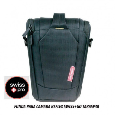 Funda para C&aacute;mara R&eacute;flex Swiss+go Tara SP30 (17X14X24CM, Negro)  SWISS GO