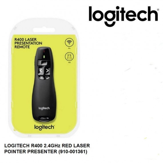 Puntero Presentador Láser Inalámbrico Logitech R400