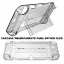 Carcasa Dura Transparente para Nintendo Switch Oled