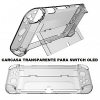 Carcasa Dura Transparente para Nintendo Switch Oled