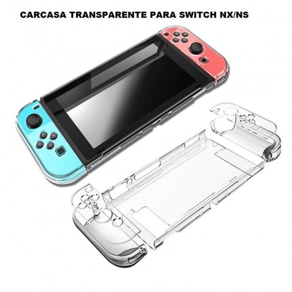Carcasa Protectora Rígida Transparente para Nintendo Switch