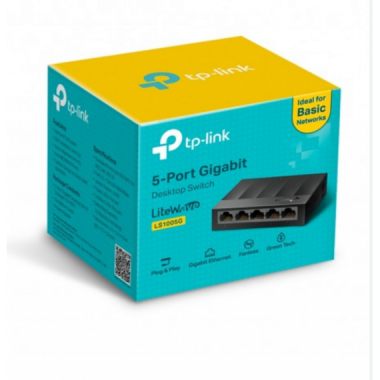 Switch Gigabit TP-Link de Escritorio de 5 Puertos LS1005G