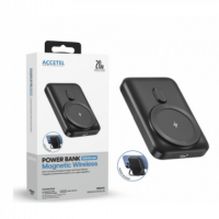 Power Bank ACCETEL Magnético Inalámbrico Usb-c 15W 10000MAH PD3.0 (PBB2412NEGRO)