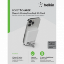 Powerbank Magnético Inalámbrico Belkin BoostCharge 5000 mAh con Soporte (BPD004btWT)