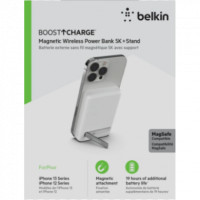 Powerbank BELKIN Magnética Magsafe Inalámbrico con Soporte 5000 Mah (BPD004BTWT)