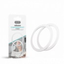 Anillo Adhesivo de Hierro para Móviles, Negro (pack 2 Unidades) SP151W  ACCETEL