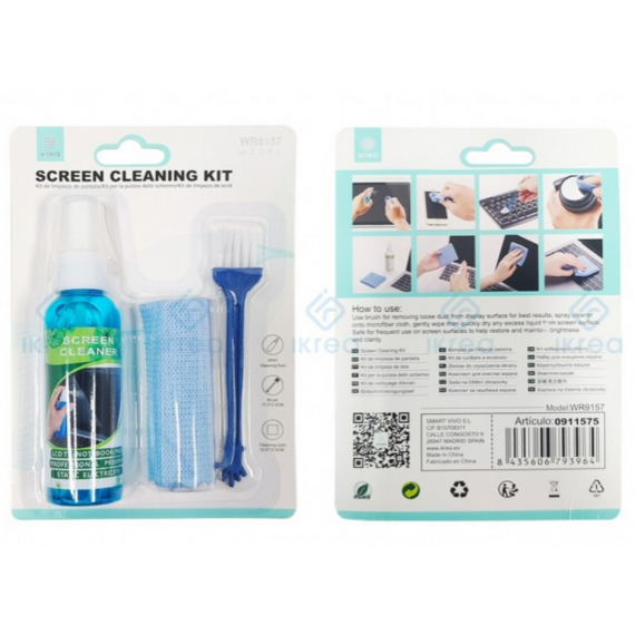 Kit de Limpieza de Pantallas Ikrea 3 en 1 WR9157