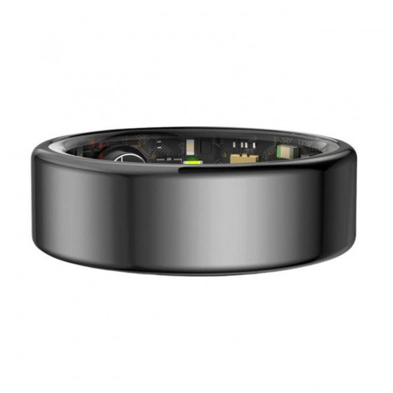 Anillo Inteligente KSIX Saturn Talla M Negro con Monitor de Sueño