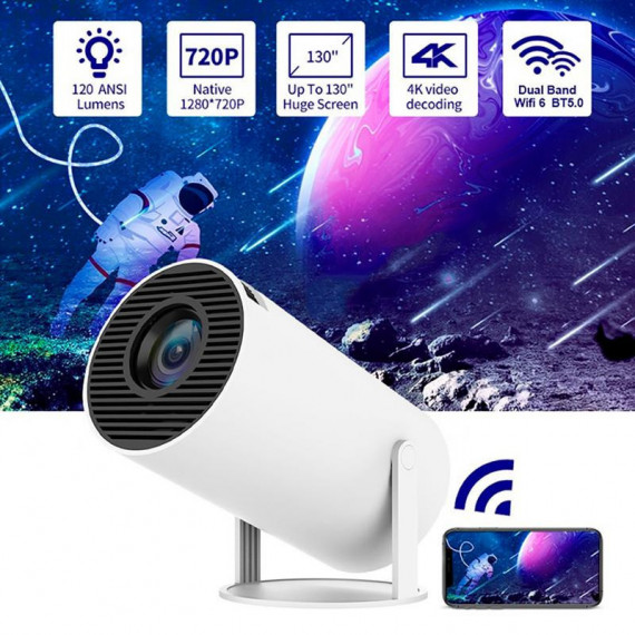 Proyector Portátil SWISS GO Top View HDMI Wi-fi BLUETOOTH Airplay Miracast SWI105000