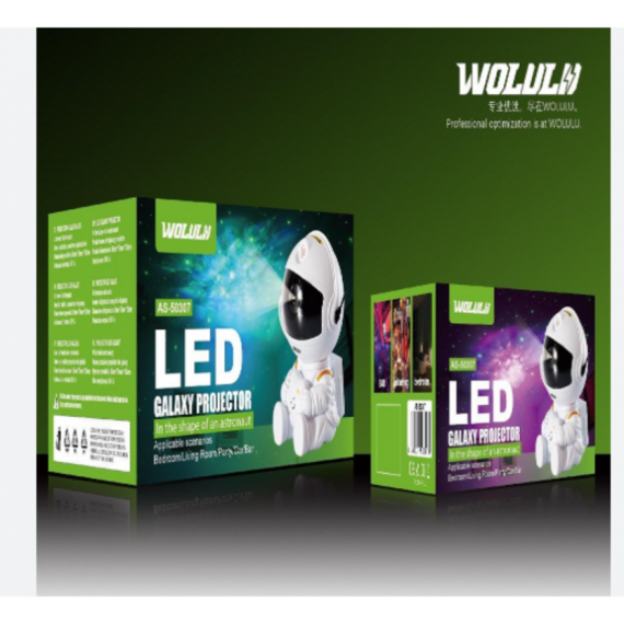 Lámpara de Proyección Astronauta Cielo Estrellado Galaxia AS-50307