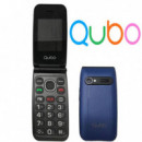 Móvil QUBO Neonw Azul con Teclas Grandes, Radio Fm, Función Sos, Cámara y BLUETOOTH