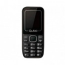 Teléfono Móvil QUBO P180 Dual SIM para Mayores con Botones Grandes - Negro