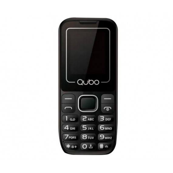 Teléfono Móvil QUBO P180 Dual SIM para Mayores con Botones Grandes - Negro