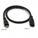 Cable de Extensión USB-C Macho a Hembra Equip 1.5m