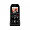 Móvil para Persona Mayor Denver BAS-18500EB Negro con Botón SOS