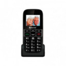 Móvil para Persona Mayor Denver BAS-18500EB Negro con Botón SOS