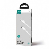 Cable JOYROOM Usb-c a Usb-c 3A/3M A26 Blanco 60W