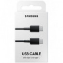 Cable de Carga y Datos Samsung USB-C a USB-C 1m Negro (EP-DA705)