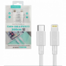 Cable Apokin USB-C a Lightning 300 cm 20W AP-80129