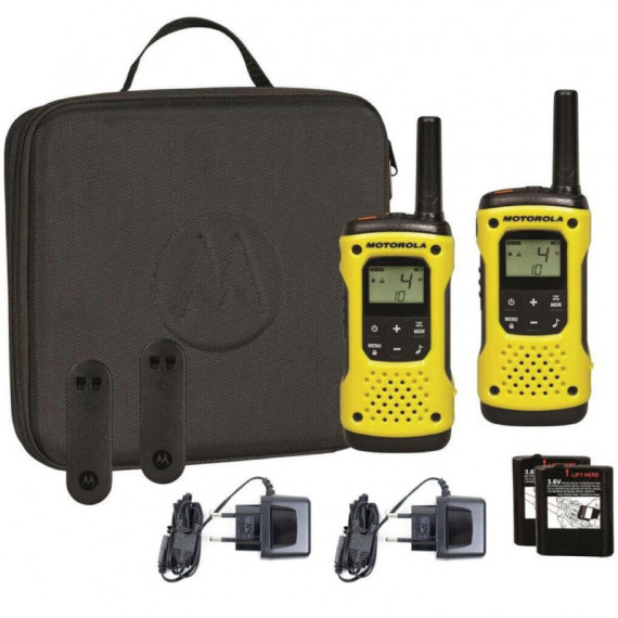 MOTOROLA T92 H2O Walkie Talkie Impermeable con Alcance de 10KM