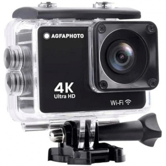 Agfa AC9000 Wifi 4K 30FPS Cámara de Acción Negra  AGFAPHOTO