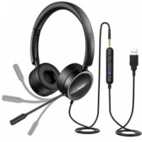 Auricular BLAUPUNKT BLP4999 Profesional para Teletrabajo Aux y USB
