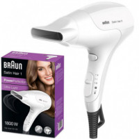 BRAUN HD180E Secador Pelo Ligero 1.800W Blanco