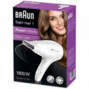 BRAUN HD180E Secador Pelo Ligero 1.800W Blanco