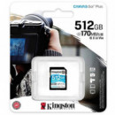 Memoria Sdxc 512GB KINGSTON Go Plus 170R C10 Uhs-i U3 V30