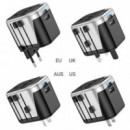 HOCO AC5 Adaptador 2.4 Amp y Conversor de Viaje 2-1